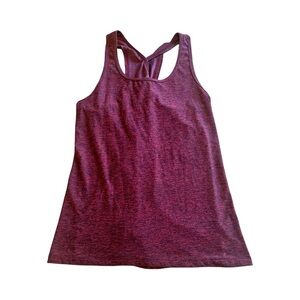 Beyond‎ Yoga Womens Small Purple Activewear Tank Top Racerback Twist Open Back